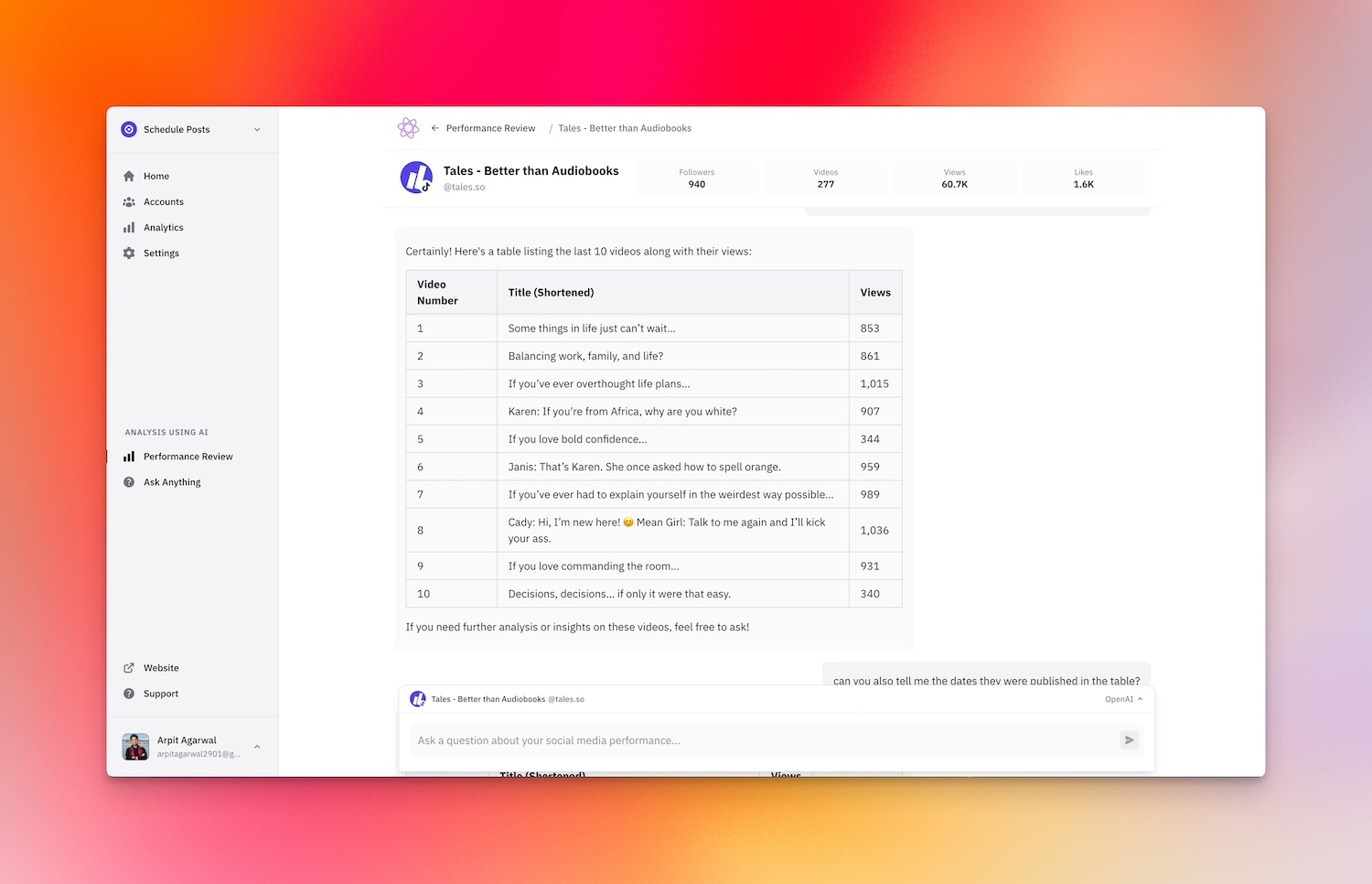 AI-Powered Analytics